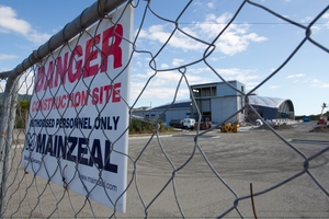 Subcontractors need protection from high fliers. Photo / Mark Mitchell