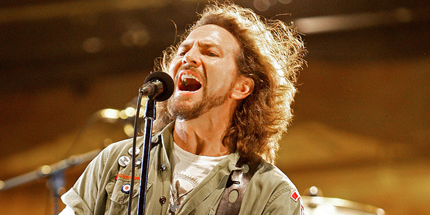 Pearl Jam singer Eddie Vedder.