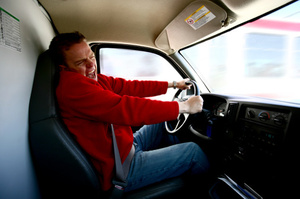 'She's coming out, she's coming out!' Childbirth can test even the best dads when they're behind the wheel. Photo / Thinkstock