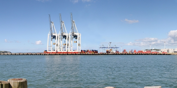 This Ports of Auckland image shows the suggested 179m extension of Bledisloe Wharf as it would look from Queens Wharf.