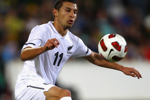New Zealand international Kosta Barbarouses will return to the A-League this season, after signing a three-year-deal with Melbourne Victory. Photo / Getty Images.