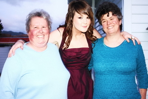 From left, Diane Sullivan, Rowen Sullivan and Doreen Shields.