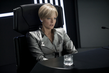 Secretary Delacourt, played by Jodie Foster, in Elysium.