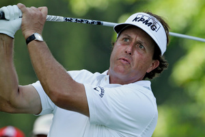 Phil Mickelson is confident he knows Oak Hill well. Photo / AP