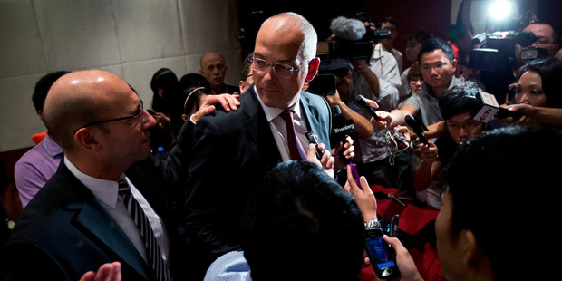 Theo Spierings said that Danone found no irregularities when it did its own testing. Photo / AP