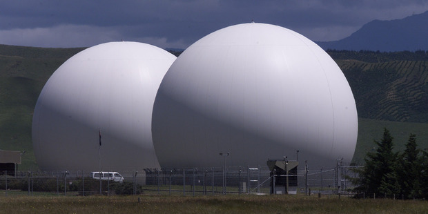 The Waihopai Valley Satellite Station near Blenheim. Photo / NZH