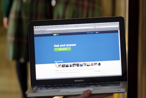 ask.fm has been linked to cyber bulling. Photo / Stuart Munro