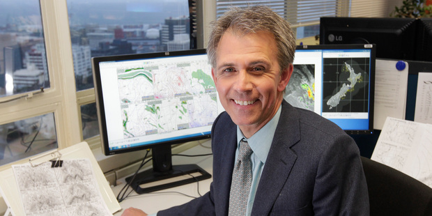 The face of the MetService, meteorologist Daniel Corbett. Photo / Mark Mitchell