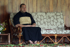 Tongan King Tupou VI. Photo / Sarah Ivey