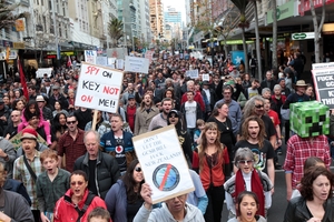 Protests have proven citizens do care who has access to their information. Photo / APN