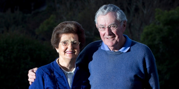 Margaret McCormick with her husband Win. Photo / Natalie Slade