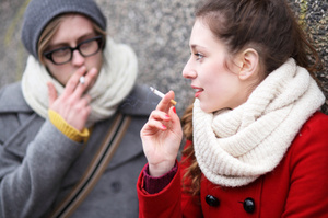 People are still smoking on footpaths between university buildings, despite the ban. Photo / Thinkstock