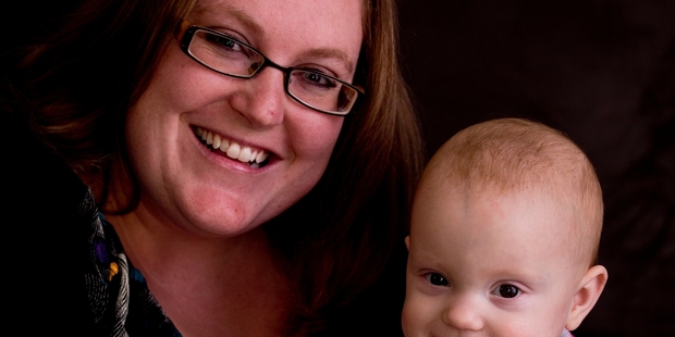 Nicola Mapletoft says she found it difficult to connect with Poppy as there had been no labour. Photo / Dean Purcell