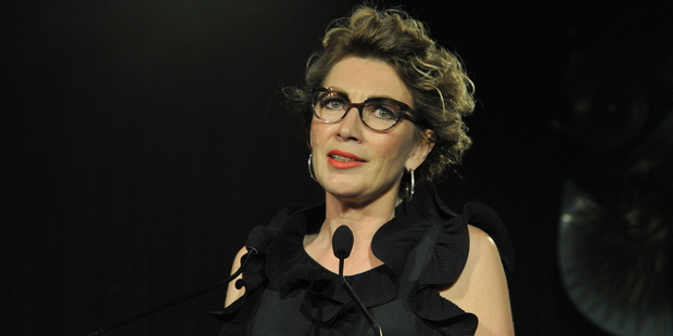 Marie-Ann Billens, Chairperson of Look Good Feel Better, speaking at the Dream Ball on Saturday night.