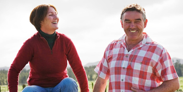 Bridget and Mike Parker of Kiwi Organics.
