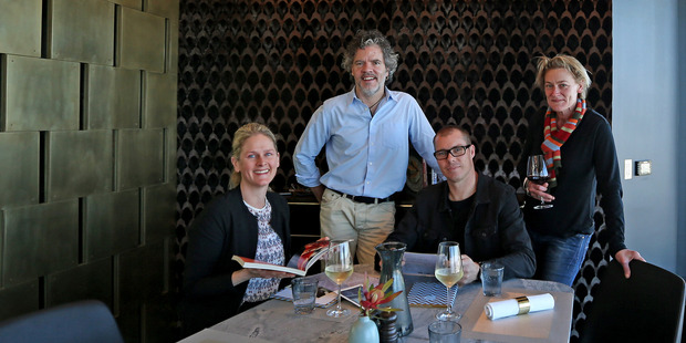 From left: Melissa Morrow, Peter Gordon, Che Barrington, Pip Wyiie. Photo / Doug Sherring