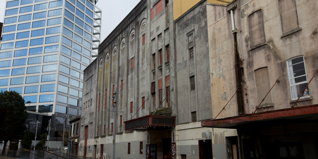 The old St James Theatre building. Photo / Brett Phibbs