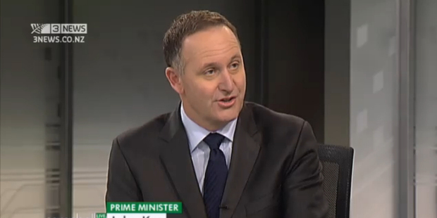 John Key's performance on Campbell Live has been praised by the host.