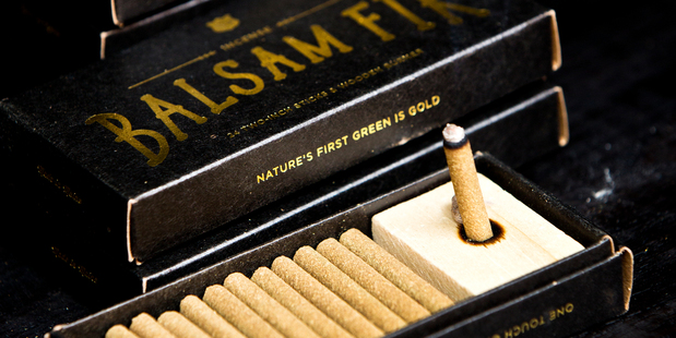 Balsam fir incense.