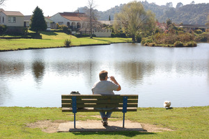 Sullivan Lake, Whakatane. Photo / APN