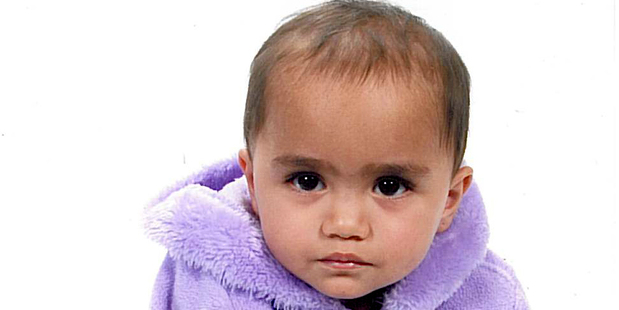 Hail-Sage McClutchie, 22 months, died of head injuries in 2009. Photo / Christine Cornege