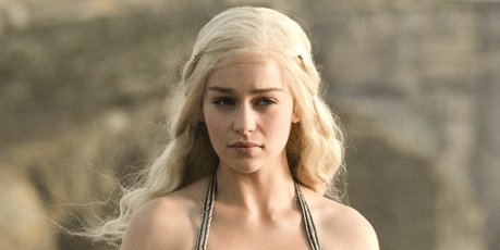 Emilia Clarke plays Daenerys Tragaryen in Game of Thrones. 