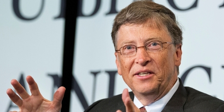 Bill Gates spent a quick break in Queenstown - his jet was spotted at Christchurch airport. Photo / AP