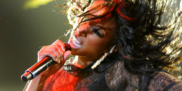 Brandy stormed off stage after just two songs, it has been reported. Photo / AP