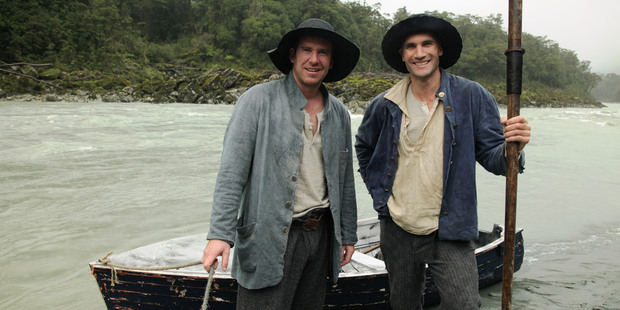 Jamie Fitzgerald (left) and Kevin Biggar, TV presenters and authors of 'First Crossings'.