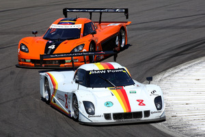 Brendon Hartley and Scott Mayer brought their Starworks Motorsports BMW/Riley home sixth in Kansas. Picture / Getty Images