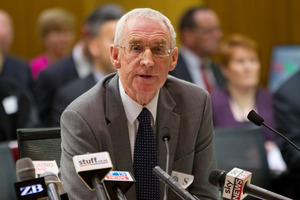 David Henry faced a grilling yesterday before Parliament's privileges committee. Photo / Mark Mitchell