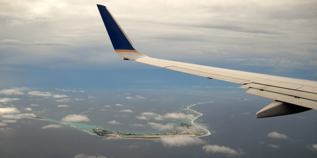 The Marshall Islands has geared up to combat climate change by adapting the outer island communities to solar energy. Photo / AP