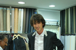 Thomas Shoebridge, logistics assistant for the Louis Vuitton Cup.