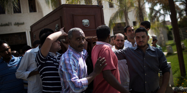 Only now, as the death toll mounts, are appropriate condemnatory words coming from the West. Photo / AP