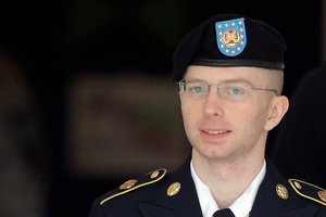 Supporters of Bradley Manning condemned the sentence and called him their hero. Photo / AP