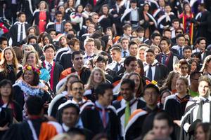 The same increase last year triggered protests, and the University of Auckland has braced itself for more trouble when its council meets in October. Photo / Richard Robinson