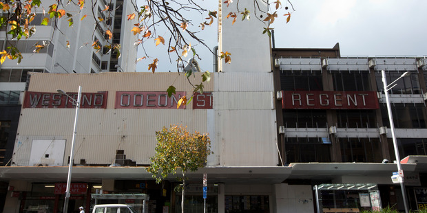 The theatre is closed since 2007 because of a fire. Photo / Brett Phibbs