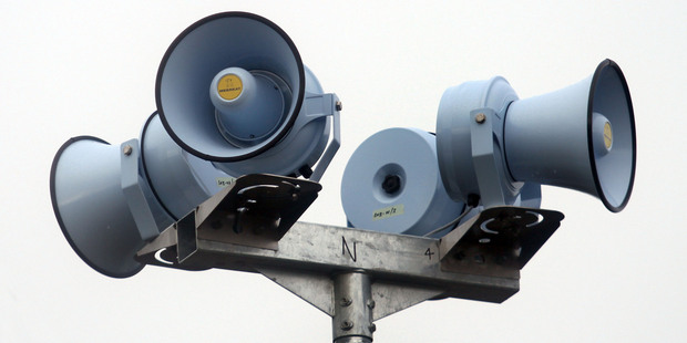 A million dollar tsunami siren plan has been scrapped by the Tauranga City Council. Photo / File