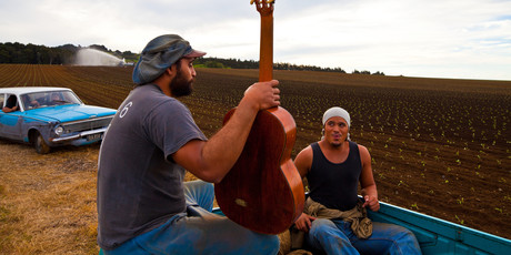 Stan Walker in 'Mt Zion' directed by Tearepa Kahi. Photo / Keir Toto