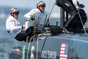 Oracle's initial investigation concluded that all three AC45s were illegally weighted. Photo / Guilian Grenier