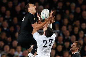 Israel Dagg's philosophy is simple "You've got to put your body on the line''. Photo / Ron Burgin