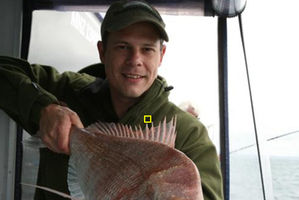 Large snapper such as this 6kg beauty caught by Ben Staessens can be targeted in the shallows.