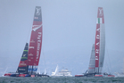 The America's Cup Pavilion is on one side of Piers 27 and 29 on San Francisco's waterfront, with the harbour and a view of the giant AC72s' start and finish on the other. Photo / Getty Images The America's Cup Pavilion is on one side of Piers 27 and 29 on San Francisco's waterfront, with the harbour and a view of the giant AC72s' start and finish on the other. Photo / Getty Images