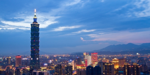 At 508m tall the Taipei 101 building dominates the city's landscape. Photo / Getty Images