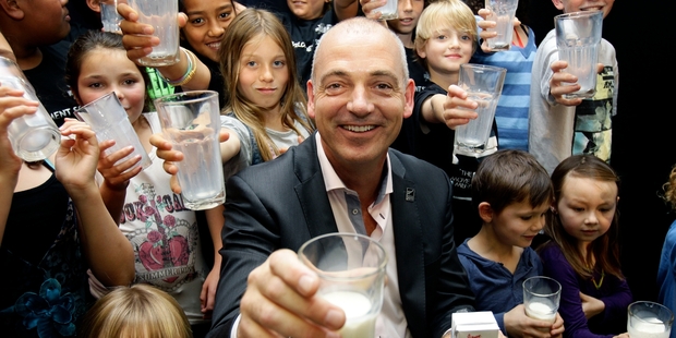Fonterra's forecast will give CEO Theo Spierings something to smile about. Photo / Sarah Ivey