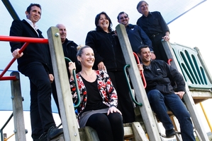 Anthony van der Veer, Gary Clemmett, Natalie Vincent, Kylie Wech, Manga Patuawa, Fred Peterson and Rob Wilson. Photo / Michael Cunningham