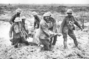 More than 1300 New Zealanders died in the mud of Flanders during the battles in October 1917. Photo / British Imperial Museum
