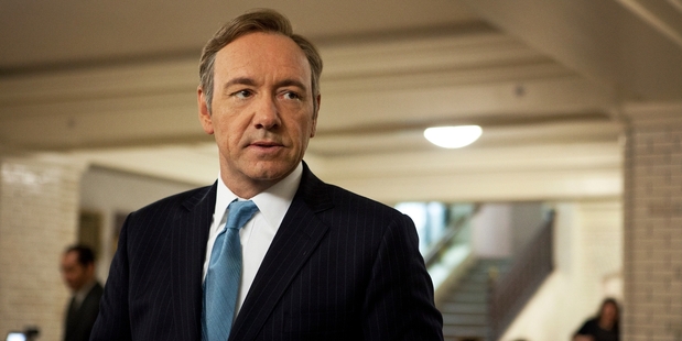 Kevin Spacey, who stars in the Netflix remake of House of Cards, sees the potential of technological advancements in his industry. Photo / AP