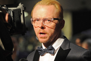 Simon Pegg has struck out at recent movies Man of Steel and Transformers, and criticism of the new Star Trek film. Photo / AP