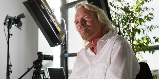 Sir Richard Branson. Photo / NZH